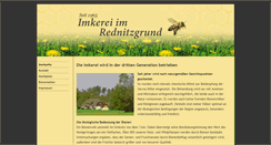 Desktop Screenshot of imkerei-rednitzgrund.de